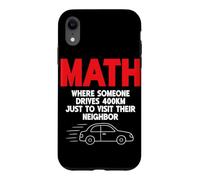 Blague pour Professeur de mathématiques, calcul de mathématiques, Amant des mathématiques, étudiants drôles Coque pour iPhone XR