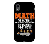 Blague pour Professeur de mathématiques, calcul de mathématiques, Amant des mathématiques, étudiants drôles Coque pour iPhone XR