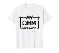 Blague sur la Loi d'Ohm T-Shirt Graphique avec Valeur