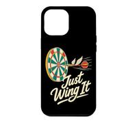 Blague sur Les fléchettes Volantes de Just Wing It Darts League Coque pour iPhone 12 Pro Max