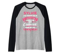 Blague Sylvie drôle Humour prénom personnalisé Sylvie Manche Raglan