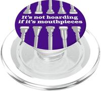 Blague Trompette Drôle ou Humour Embouchures Trompettiste PopSockets PopGrip pour MagSafe