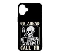Blagues de Bureau des collègues Ressources humaines Aller de l'avant Appel RH Coque pour iPhone 16 Plus