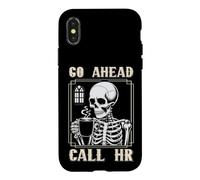 Blagues de Bureau des collègues Ressources humaines Aller de l'avant Appel RH Coque pour iPhone X/XS