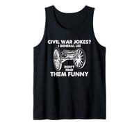 Blagues de la Guerre Civile Robert E Lee Humour drôle Histoire Général Débardeur