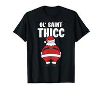 Blagues de Noël drôles Père Noël Gag OL' Saint Thicc T-Shirt