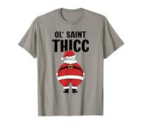 Blagues de Noël drôles Père Noël Gag OL' Saint Thicc T-Shirt