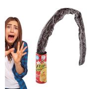 Blagues des innocents, blague de serpent avec pommes de terre frites - Snacks de frites réalistes, blague, drôles de blagues d'Halloween, blagues de canettes de bâillon, jouet