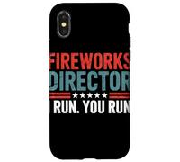 Blagues drôles de Directeur de Feux d'artifice 4 Juillet Coque pour iPhone X/XS