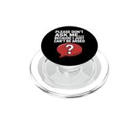 Blagues drôles de Sarcasme pour Hommes Don't Ask I Just Can't Be Arsed PopSockets PopGrip pour MagSafe