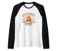 Blagues pour feu de Camp, guimauves, Humour, Camping, Jeu de Mots, rétro Manche Raglan