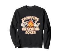 Blagues pour feu de Camp, guimauves, Humour, Camping, Jeu de Mots, rétro Sweatshirt