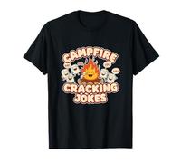 Blagues pour feu de Camp, guimauves, Humour, Camping, Jeu de Mots, rétro T-Shirt