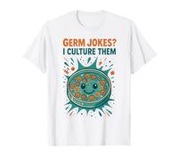 Blagues sur Les germes ? Je Les Culture| Microbiologie | Humour de Laboratoire T-Shirt