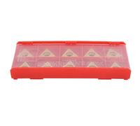 Blaihild 10 Pièces TCMT 16T304 Inserts en Carbure, Lames de Tournage CNC Triangulaires en Acier au Tungstène avec une ténacité élevée, pour la Finition de L'acier Inoxydable et la