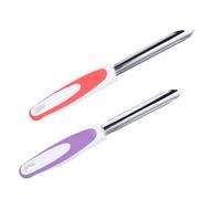 Blaihild 2 Pièces Extracteur de Noyau de Fruits dentelé en Acier Inoxydable, Lame de 25 Cm de Long, Enlève la Tige et les Graines des Pommes, Tomates, Courgettes, Outil de Cuisine pour la Mise en
