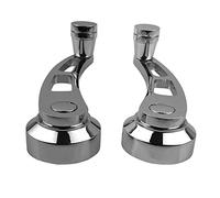 Blaihild 2PCS Poignée de Manivelle de Fenêtre Automatique de Voiture, Alliage D'Aluminium Léger de Style Vintage, avec Petite Poignée pour Vis Hexagonale, pour Carburateurs Hawley de