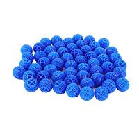 Blaihild Boules de Média Filtrant pour Aquarium, Média Filtrant en Plastique avec Plusieurs Pores pour Aquariums d'eau Douce et d'eau de Mer, Biologique Réutilisable avec