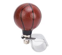 Blaihild Bouton Rotatif de Volant en Forme de Basket-ball, Anneau de Fixation de 3 Cm, Poignée électrique pour des Manœuvres Faciles Pendant la Conduite, Construction en Résine Métallique pour