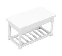 Blaihild Bureau D'ordinateur en Bois 1:12, 2 Tiroirs, 4.33 Pouces, pour