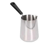 Blaihild Cafetière Turque, Brillante en Acier Inoxydable de 600 Ml, Résistante aux Hautes Températures, Facile à Nettoyer, avec Trou sur la Poignée, pour Faire du café, du Beurre, du