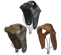 Blaihild Chapeau de Pilote en Cuir PU pour Animaux de Compagnie, Clip Confortable, Couvre-tête en Velours Chaud pour Animaux de Petite, Moyenne et Grande Taille, Facile à Porter (Couleur Assortie)