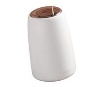 Blaihild Distributeur Automatique de Cure-dents, Support en Plastique de Style Nordique, Taille Compacte de 9,3 X 6 Cm, pour la Cuisine à Domicile, le Restaurant, Opération à une Main, éjecte un