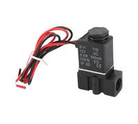 Blaihild Électrovanne en Plastique 1/4 NPT DC 12 V Normalement Fermée 2 Voies à Action Directe pour le Contrôle de l'eau, du Gaz et du Liquide 0 à 0,7 MPa pour Système d'irrigation Automatique