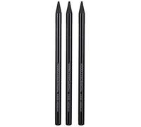 Blaihild Ensemble de 25 Crayons à Charbon sans Bois, 3 Niveaux de dureté, Dur, Moyen, Doux, pour Croquis, Dessin, Ombrage, Noyau Entièrement en Carbone, Longueur 14,5 Cm, pour Artistes, étudiants,
