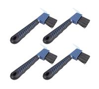 Blaihild Ensemble de 4 Brosses à Sabots en Plastique, Outil de Nettoyage des Sabots de Cheval avec Poignée Confortable pour Fournitures équestres, Poignée Antidérapante pour l'élimination de la