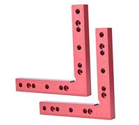 Blaihild Ensemble de Pinces à Angle Droit, Pince d'Angle à 90 Degrés avec 2 Règles, Panneau en Alliage d'aluminium de 9 à 40 Mm, Support de Soudage pour le Travail du Bois pour l'assemblage de