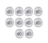 Blaihild Ensemble de Poids en Métal Polyvalent de 50 G, Poids d'étalonnage pour les Expériences Scientifiques, 10 Pièces avec Crochet et Anneau pour Salle de e Lycée