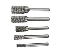 Blaihild Fraise en Carbure de Lime, Kit de Lime Rotative en Carbure Durable pour un Meulage de Précision, Comprend 5 Tailles pour les Applications Automobiles et Aéronautiques