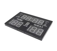 Blaihild GA30B Tableau de Bord électronique de Table D'intérieur, Tableau de Bord Numérique LED Portable Léger avec Télécommande, pour Basket-Ball, Volley-Ball, Lutte, Boxe (Prise UE)