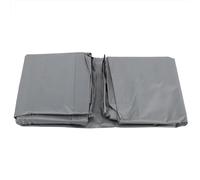 Blaihild Housse de Table d'extérieur, Matériau Imperméable et -vent, Ajustement sécurisé avec Cordon en Nylon, Idéale pour la Terrasse de Jardin, le Barbecue et les Meubles de maison. (GREY)