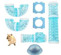 Blaihild Jouet Cage Extensible, Ensemble de Tubes en Plastique pour Hamsters avec Tunnel de Connexion DIY pour Petits Animaux de Compagnie, Jouet Amusant pour Rats et Souris (Vert 40 Livres #71)