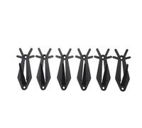 Blaihild Kit de Suspension de Crâne de Montage Européen 6 Pièces, Support Mural en Fer Robuste avec 12 Vis et 12 Tubes D'expansion pour Tête de Cerf, Cerf, , Chèvre, Antilope