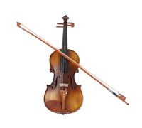 Blaihild Kit de Violon Fait à la Main, Ensemble Complet 4/4, Table en épicéa, Corps en érable flammé pour étudiants Débutants, Vernis Antique Fin pour un Ton Brillant, Comprend un Repose-épaule en