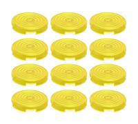 Blaihild Lot de 12 Cache-boutons de Remplacement pour Interrupteurs de Clavier Mécaniques avec Givrée Antidérapante Compatible avec Kailh Cherry TTC Akko Glorious (YELLOW)