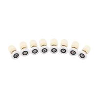 Blaihild Lot de 8 Rouleaux de Porte de Douche Coulissante en Verre ABS en Laiton, Matériel Robuste et Durable Résistant à la Rouille pour Portes de Salle de Bain, avec Glissement Fluide et (je