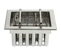 Blaihild Machine à Bâtonnets de Glace, Moule en Acier Inoxydable 304 pour Sucettes Glacées DIY, Fait 16 Bâtonnets de Crème Glacée, Parfait pour les Fêtes et les Réunions de Famille