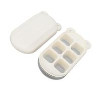 Blaihild Moule à Glaçons 6 Cubes en Silicone, Couvercle Presse avec Bac
