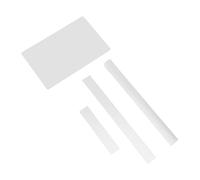 Blaihild Outils en Pâte Polymère, Rouleau en Acrylique de 20 Cm avec Feuille Transparente de 15 X 10 Cm et 2 Grattoirs en Métal pour Bricolage, Travaux Manuels, Modélisation - Ensemble de Sculpture