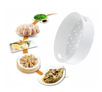 Blaihild Panier à Vapeur pour Cuiseur à Riz Intelligent de 2 L, Insert en Plastique pour Cuiseur Vapeur, 17 X 10,2 X 15, Cm, 50 G, Répartition Uniforme de la Chaleur pour Légumes, Boulettes de