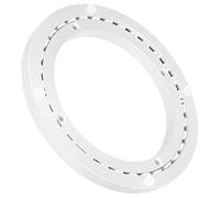 Blaihild Plateau Tournant en Alliage d'aluminium Robuste, Plateau Tournant argenté de 8 ou 12 Pouces pour de Service, Affichage de Table Lazy Susan, Coussinet en Caoutchouc Antidérapant Antirouille