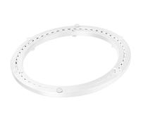 Blaihild Plateau Tournant en Alliage d'aluminium Robuste, Plateau Tournant argenté de 8 ou 12 Pouces pour de Service, Affichage de Table Lazy Susan, Coussinet en Caoutchouc Antidérapant Antirouille