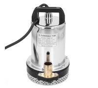 Blaihild Pompe à Eau Submersible DC 12 V 180 W Moteur en Cuivre en Acier Inoxydable pour Piscine de Bassin de Jardin, Tête Maximale de 8 M, Débit de 3000 L/H, Sortie de 1 Pouce, Panneau Solaire Prêt à