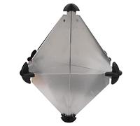 Blaihild Réflecteur Octaédrique 12x12 Pouces 10 Pièces en Aluminium 5 m² Réflexion pour Petits Bateaux à Voile Bateaux à Moteur Nuits Brumeuses Mauvaise visibilité Sécurité des Voies Navigables