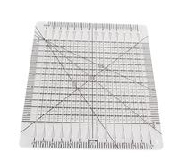 Blaihild Règle de Coupe de Forme Charmante, échelle Précise en Acrylique Transparent avec Lignes de Grille Noires, Parfaite pour les Projets de Courtepointe, de Couture et d'artisanat