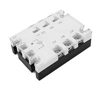 Blaihild Relais Statique triphasé Entrée 3-32 VDC Sortie 24-480 VAC ≤10 Ms Commutation Rapide Pas d'étincelle Pas de Bruit Fonctionnement Silencieux SSR Industriel pour l'automatisation des Feux
